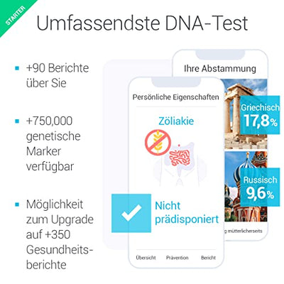 DNA-Test Starter tellmeGen (Eigenschaften - Wellness - Abstammung) Was Ihre DNA über Sie aussagt