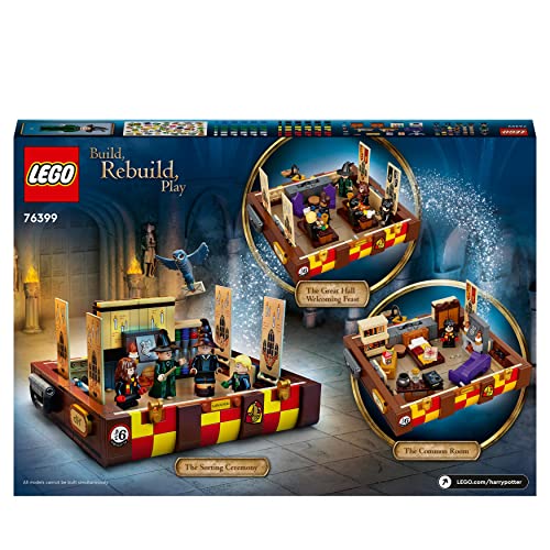 LEGO 76399 Harry Potter Hogwarts Zauberkoffer, Spielzeug mit Minifiguren und jeder Menge Zubehör, Geschenk für Kinder