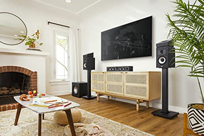 Polk Audio MXT90 Height-Modul, Upfiring-Lautsprecher für MXT20, MXT60 und MXT70, Dolby Atmos zertifiziert, kompatibel mit DTS:X und DTS Virtual:X (Paar), schwarz