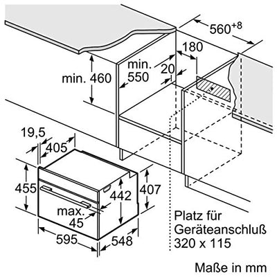 Siemens CM633GBS1 iQ700 Backofen Elektro / 45 L / Edelstahl / Integrierte Mikrowelle / LED-Innenbeleuchtung