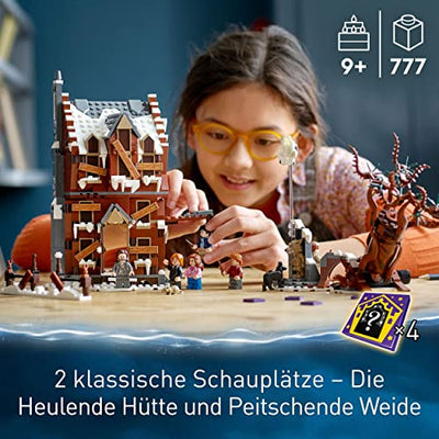 LEGO 76407 Harry Potter Heulende Hütte und Peitschende Weide, 2in1 Set aus der Gefangene von Askaban, Fanartikel aus der Wizarding World, tolle Geschenk-Idee