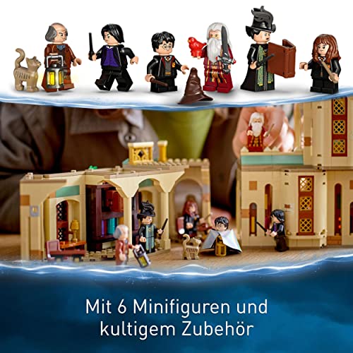 LEGO 76402 Harry Potter Hogwarts: Dumbledores Büro Set zur Schloss Erweiterung mit dem Schwert Gryffindors und Minifiguren, Geschenkidee an Weihnachten