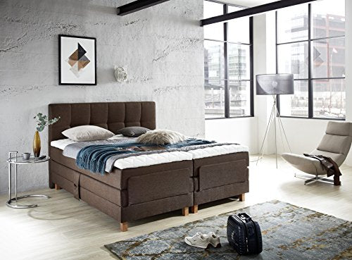 WELCON Boxspringbett Rockstar Heaven elektrisch verstellbar 160x200 22 Farben H1 H2 H3 H4 H5 (rechts und Links beliebig kombinierbar) günstig direkt vom Hersteller - grau braun schwarz beige rot blau