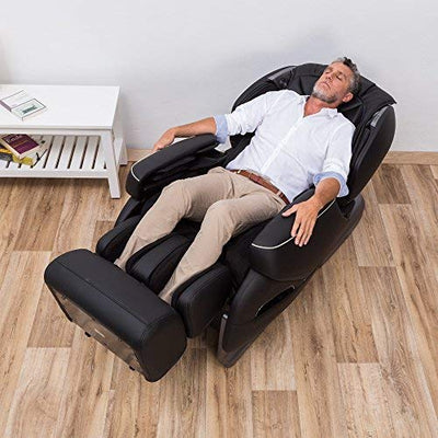 Nirvana® 3D Massagesessel Schwarz (Modell 2022) – Shiatsu Relaxsessel mit 9 Massagefunktionen – Schwerelosigkeit, Wandfrei, Magnettherapie, Ionen - 2 Jahre Garantie GLOBAL RELAX®