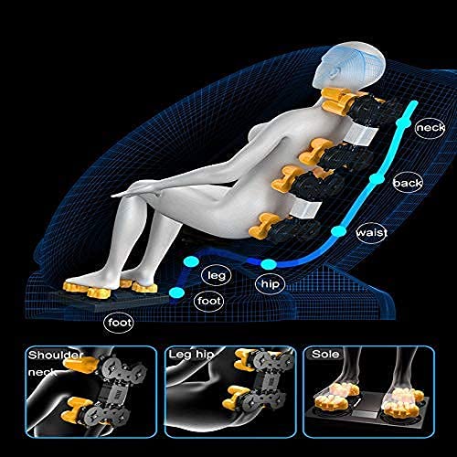 Massagestuhl, Ganzkörpermassage, Entlasten Aschenbecher Musikkabine Massage Stuhl Haushalt Ganzkörper Automatische Smart Massager Multifunktions Elektrische Sofa Smart Möbel, A Jianyou (Farbe: A) Bequ