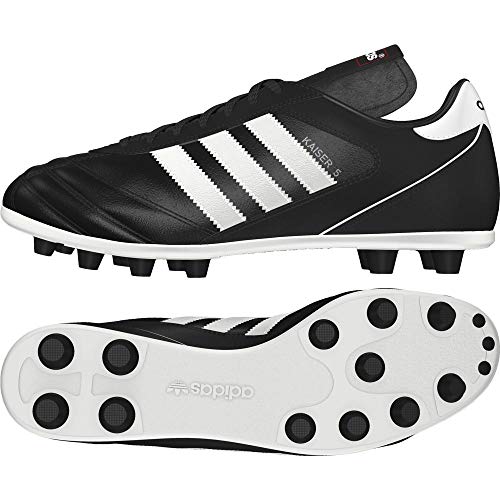 adidas - Kaiser 5, Herren Fußballschuhe,Schwarz (Black/Running White Ftw), 44 2/3 EU