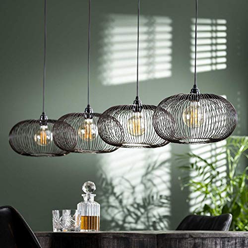 famlights Retro Deckenlampe Nadin Esstisch/Vintage Pendelleuchte/Esszimmerlampe industrial/Dimmbar Hängelampe Metall Esszimmer/Deckenleuchte Pendelleuchte Hängeleuchte rustikal landhaus