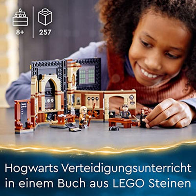 LEGO 76397 Harry Potter Hogwarts Moment: Verteidigungsunterricht, Spielzeug-Buch mit Minifiguren, ideal als Reisespiel oder Geschenk