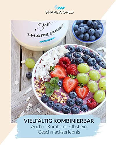 Shape World Shape Babe Mahlzeitenersatz in Pulverform (Kokos) | (1120g) | Idealer Mahlzeitersatz zum Abnehmen | Langanhaltendes Sättigungsgefühl | Schnell Zubereitet