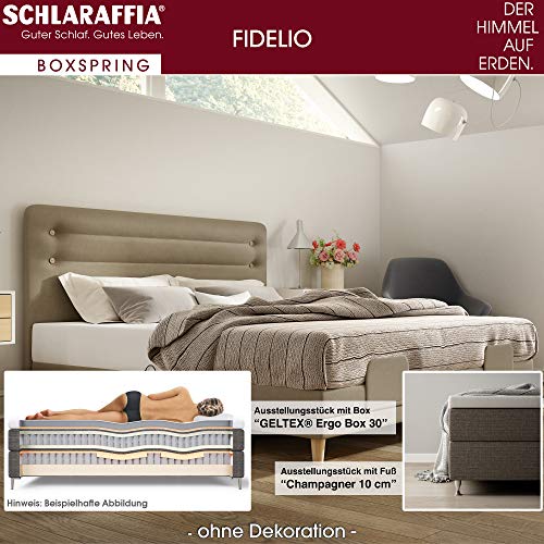 Schlaraffia Fidelio Boxspringbett 180x200 cm inkl. GELTEX® Quantum Matratzen H2 & H3