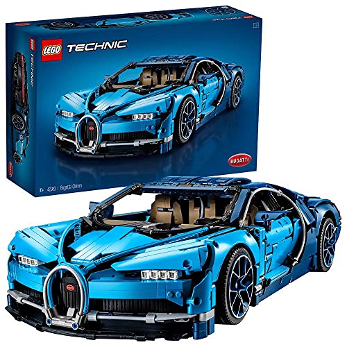 LEGO 42083 Technic Bugatti Chiron, Modellbausatz für Erwachsene, Bauset für EIN Sportwagen Modellauto, Sammlermodell für Fortgeschrittene