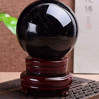 hongbanlemp Bergkristall-Kugel Kristallkugel Feng Shui Dekoration Stadthaus Meditation Weissagung Kristall Ball Home Decoration Öffnen Geschenk Glaskugel (Size : C20cm)