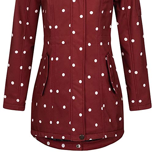 Top Fuel Fashion Damen Softshelljacke Kurzmantel Ivana Bordeaux XL