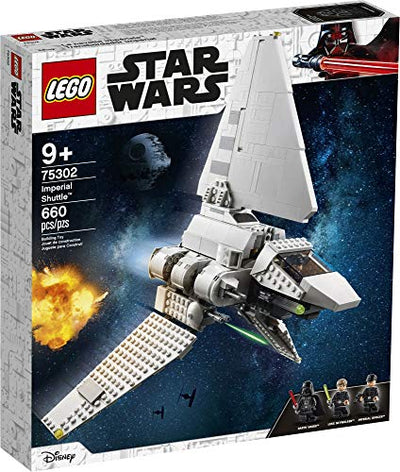 LEGO Star Wars Imperial Shuttle 75302 Bausatz; tolles Bauspielzeug für Kinder mit Luke Skywalker und Darth Vader; tolle Geschenkidee für Star Wars Fans ab 9 Jahren, New 2021 (660 Teile)