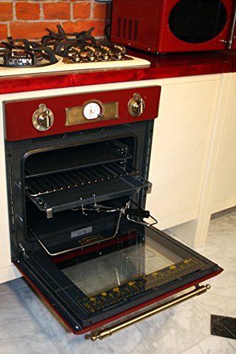 Kaiser Empire Bordeux Einbau Elektrobackofen 60cm Autark/ Luxus Herstellers Kaiser/ 67 L/Einbau-Backofen/Einbaubackofen /Selbstreinigung/ Backofen mit Ober- / Heißluftsystem/ Drehspieß/8 Funktionen