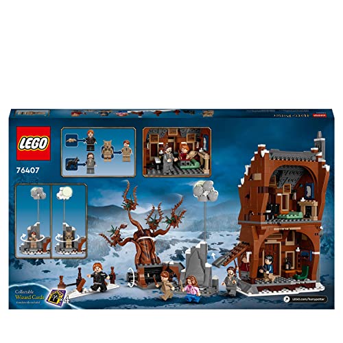 LEGO 76407 Harry Potter Heulende Hütte und Peitschende Weide, 2in1 Set aus der Gefangene von Askaban, Fanartikel aus der Wizarding World, tolle Geschenk-Idee