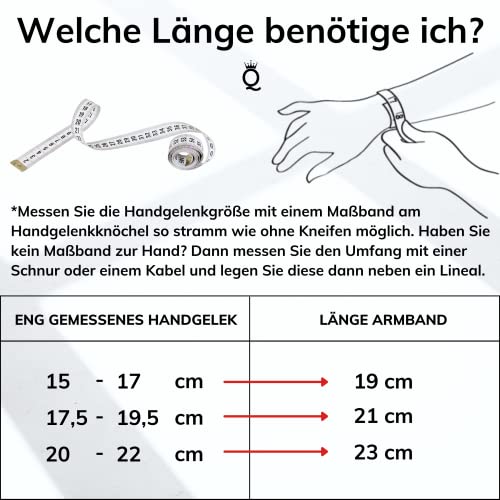 UNIQAL | Unendlichkeit Leder Armband "INFINITY" Herren | Edelstahl/Echtleder Schwarz und Braun + Geschenk Etui box (Braun, 21)