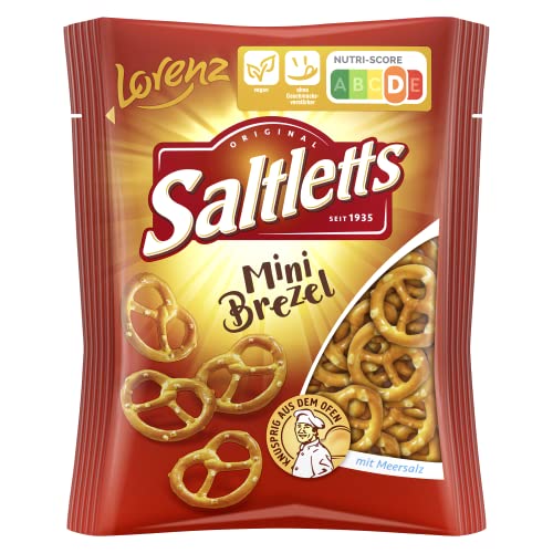 Lorenz Snack World Saltletts Mini Brezel, 20er Pack (20 x 40 g)