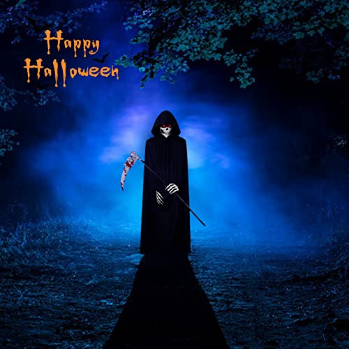 Halloween Umhang Set,Halloween Kostüm Set,Vampir Umhang,Halloween Umhang, Halloween Gesichtsmaske Handschuhe Halloween Sense für Halloween Party Dekoration Cosplay