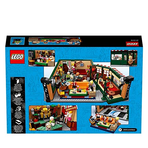 LEGO 21319 Ideas Friends Central Perk Café für Erwachsene und Fans der Kultserie, Konstruktionsspielzeug mit 7 Minifiguren, Set zum 25. Jubiläum