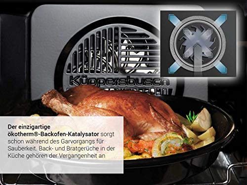 Küppersbusch BP 6550.0 S7 Premium+ Pyrolyse Backofen Schwarz/Copper