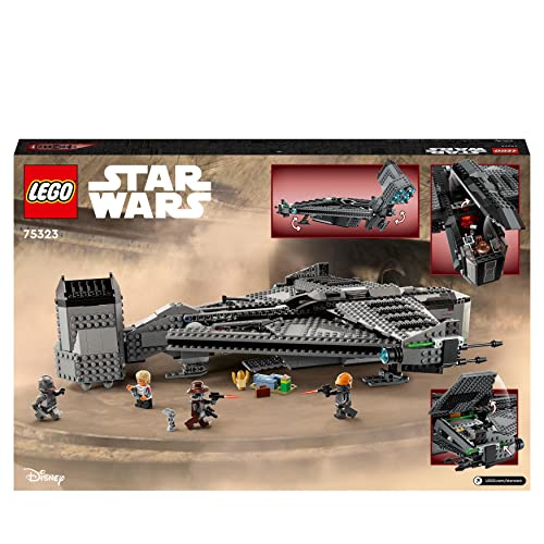 LEGO 75323 Star Wars Die Justifier, baubares Spielzeug Sternenschiff mit Cad Bane Minifigur und Droide Todo 360, The Bad Batch Set für Kinder, Geschenk zu Weihnachten