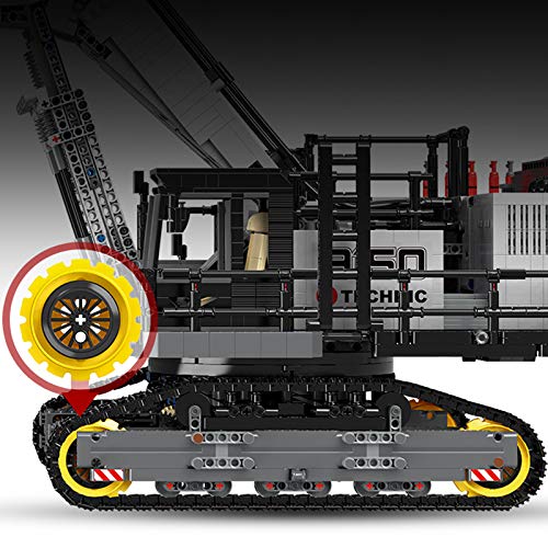 BOXX Technik Bagger 4342 Teile Technic Bagger Technik Ferngesteuert Bagger mit Motor, Fernbedienung Technik Baumaschine Kompatibel mit Lego Technic