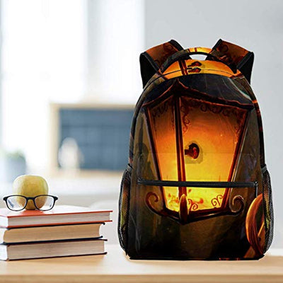 LORVIES Magic Lantern Light Casual Rucksack Schulterrucksack Büchertasche für Schule Studenten Reisetaschen