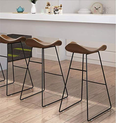 WEHOLY Barhocker Hochhocker Barstuhl im nordischen Stil | Home Küche Esszimmerstühle | Creative Pub High Stool, 2/3/4 Set, 300 kg Cargo Dining Chair (Farbe: 4er-Set)