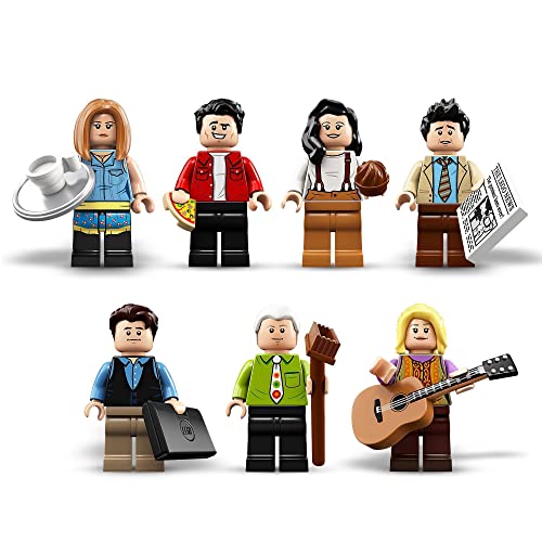 LEGO 21319 Ideas Friends Central Perk Café für Erwachsene und Fans der Kultserie, Konstruktionsspielzeug mit 7 Minifiguren, Set zum 25. Jubiläum