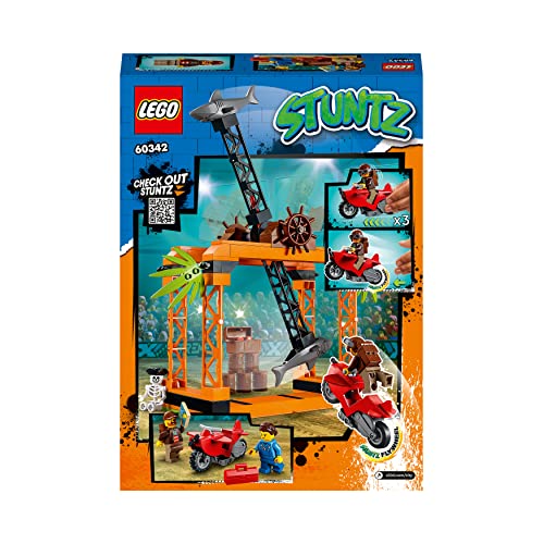 LEGO 60342 City Stuntz Haiangriff-Challenge Set, inkl. Motorrad und Stunt Racer Minifigur, Action-Spielzeug für Kinder ab 5 Jahre