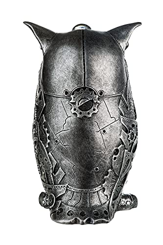 Brillibrum Design Skulptur Steampunk Eule Deko Figur aus Polyfigur Eulendeko Industrial Zahnräder Streampunk Magic Owl Höhe 21cm (Variante 2)