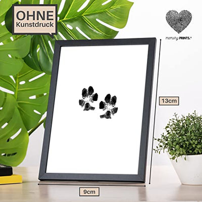 memoryPRINTS.® Pfotenabdruck-Set | für Hund und Katze | Tintenfreie Pfoten | Geschenk Haustier Besitzer | Stempelkissen Abdruck ohne Kontakt