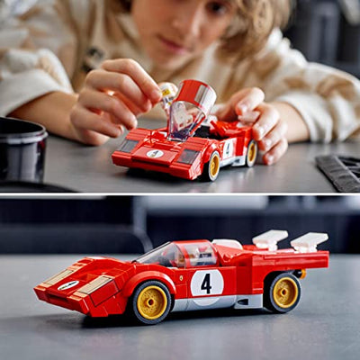 LEGO 76906 Speed Champions 1970 Ferrari 512 M Bausatz für Modellauto, Spielzeug-Auto, Rennwagen für Kinder, 2022 Kollektion