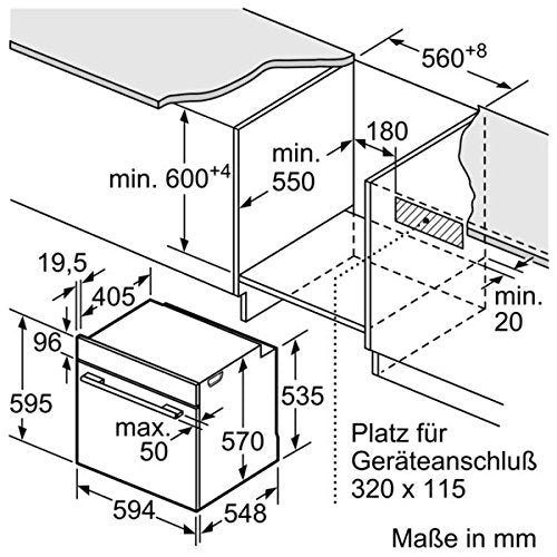 Neff XE4I Backofen-Kochfeld-Kombination / Einbau / 4 Heizelemente / 66 cm / Edelstahl/Schwarz / Klapptür / Topferkennung