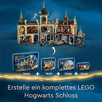 LEGO 76398 Harry Potter Hogwarts Krankenflügel, Schloss-Spielzeug mit Minifiguren aus Der Gefangene von Askaban, Geschenk für Jungen und Mädchen