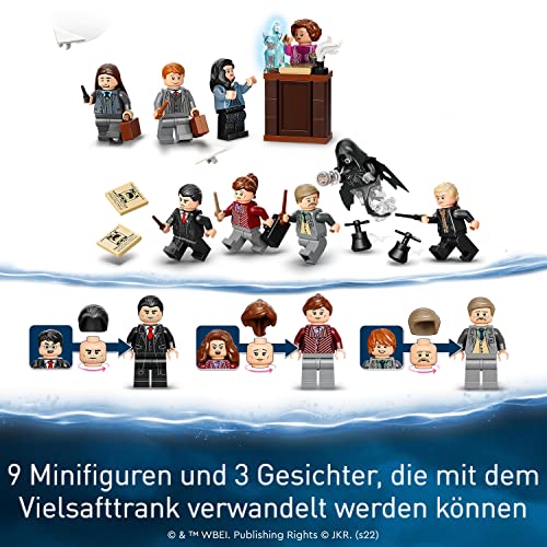 LEGO 76403 Harry Potter Zaubereiministerium modulares Set zum Bauen mit Minifiguren und Umwandlungsmechanismus, Geschenk zu Weihnachten für Sammler