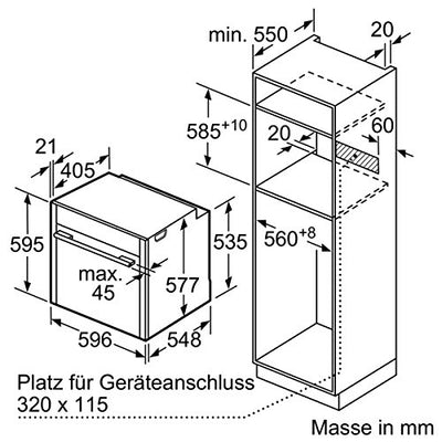 Neff B25CR22N1 Einbau-Backofen N70 / 60 cm / 71 l / CircoTherm / EasyClean / Pyrolyse / 12 Betriebsarten