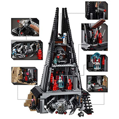 LEGO 75251 Star Wars Darth Vader's Castle Bauset mit TIE Advanced Fighter Model und 2 Dark Lord Minifiguren - Amazon Exclusive[Exklusiv bei Amazon]