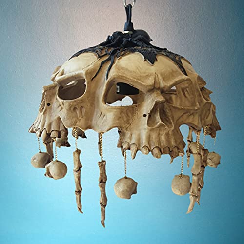 Totenkopf Deckenlampe Ø 30 cm Lampe Gothic Wandleuchte Totenkopf Deko