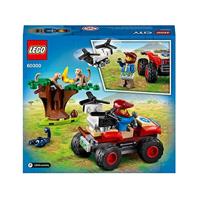 LEGO 60300 City Wildlife Tierrettungs-Quad Geländewagen, Spielzeug-Quad ab 5 Jahre