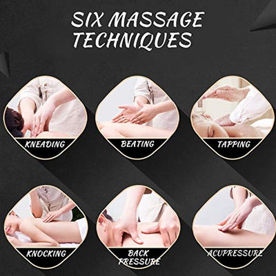 Lzour Massagestuhl Zero Schwerkraft Ganzkörper SL-Gleis, Shiatsu-Massagestuhl mit Dehnung Heizungs-Yoga-Massage-Rücken- und Fußmassager