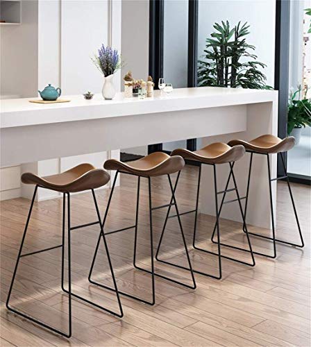 WEHOLY Barhocker Hochhocker Barstuhl im nordischen Stil | Home Küche Esszimmerstühle | Creative Pub High Stool, 2/3/4 Set, 300 kg Cargo Dining Chair (Farbe: 4er-Set)