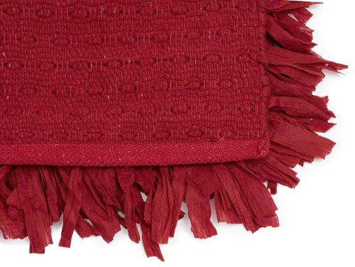 FHE Group Tissue Rug Badematte, 114 x 68 cm, Rot