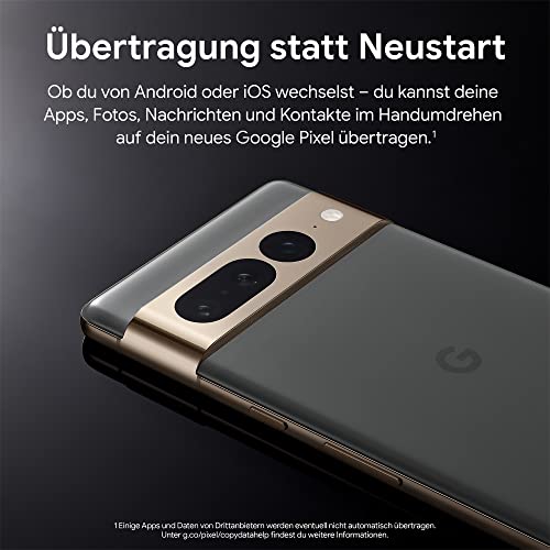 Google Pixel 7 Pro – Entsperrtes Android-Smartphone mit Tele- und Weitwinkelobjektiv – Obsidian + Google Pixel 30-W-USB-C-Ladegerät