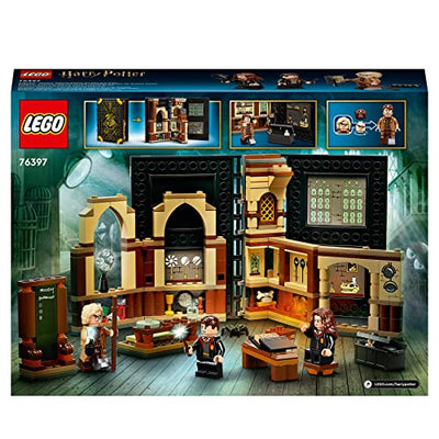 LEGO 76397 Harry Potter Hogwarts Moment: Verteidigungsunterricht, Spielzeug-Buch mit Minifiguren, ideal als Reisespiel oder Geschenk