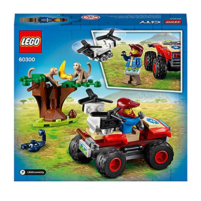 LEGO 60300 City Wildlife Tierrettungs-Quad Geländewagen, Spielzeug-Quad ab 5 Jahre