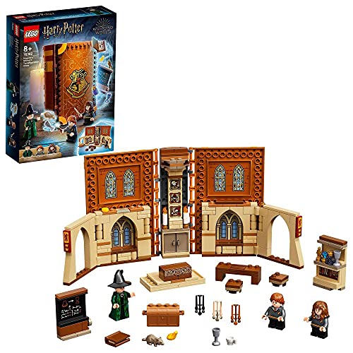 LEGO 76382 Harry Potter Hogwarts Moment: Verwandlungsunterricht Set, Spielzeugkoffer mit Minifiguren, Sammlerstück