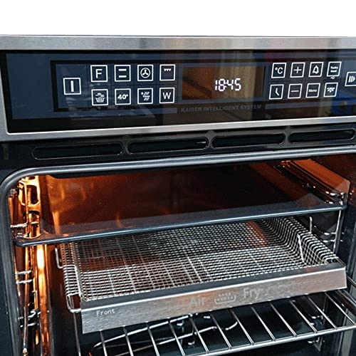 Kaiser Herdset EH 6306 R+ EM 6307 R, Einbau Backofen Set 79 L, 15 Funktionen, Edelstahl + Mikrowellen Backofen, 45 cm Hoch, TouchControl, Heißluftsystem, Infrarotgrill, Mikrowelle, 22 Funktionen