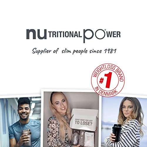 NUPO Diet Shake Erdbeere – Premium Diät-Shake zum Abnehmen I Kompletter Mahlzeitersatz zum Abnehmen I 12 Portionen I Very low calorie diet, glutenfrei, GMO frei